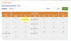 Why an Integrated HOA Community Calendar Matters